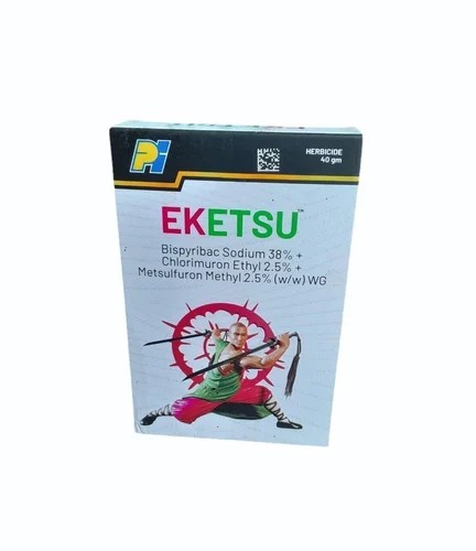 pi industries eketsu herbicide - 40 gm | bispyribac sodium 38% +chlorimuron ethyl 2.5% +metsulfuron methyl 2.5% (w/w) wg