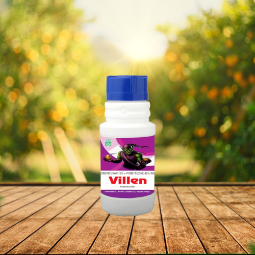 universal agri villen insecticide - 133.2 gm | dinotefuran 15% + pymetrozine 45% wg