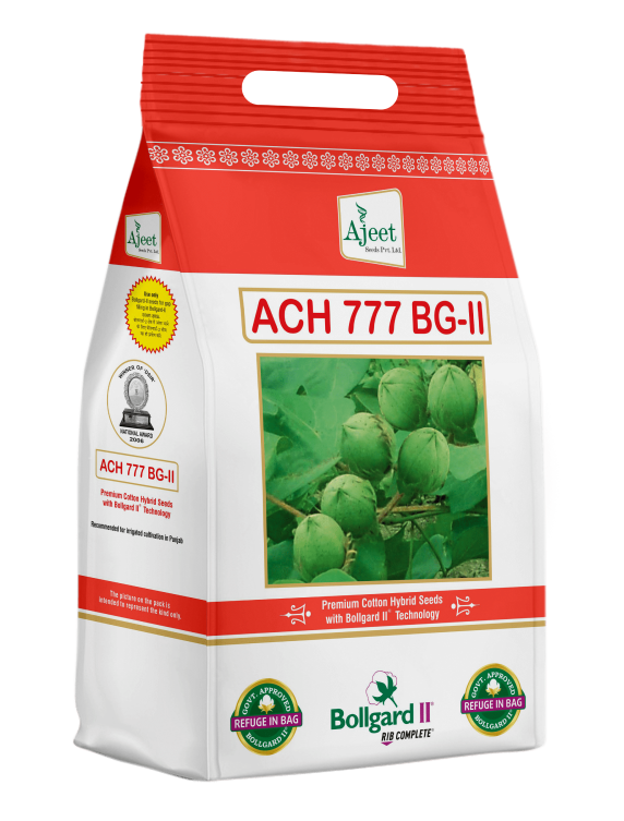 ajeet seeds ach -777 bg- ii cotton seeds - 475 gm