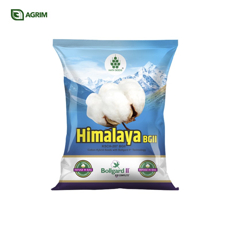 nath ksch 207 himalaya bg ii hybrid cotton seeds - 475 gm | kapas ke beej