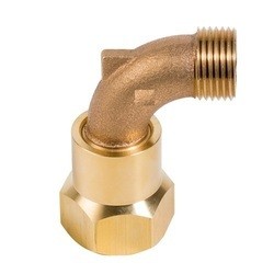 harit swivel elbow for qcv - 1.50" x 1", brass (ht72se)
