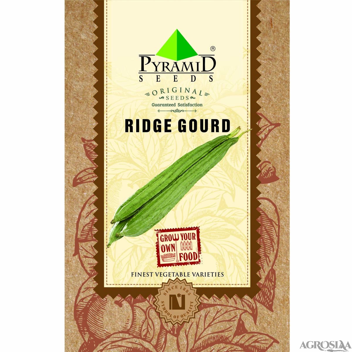 pyramid ridge gourd seeds - 100 gm