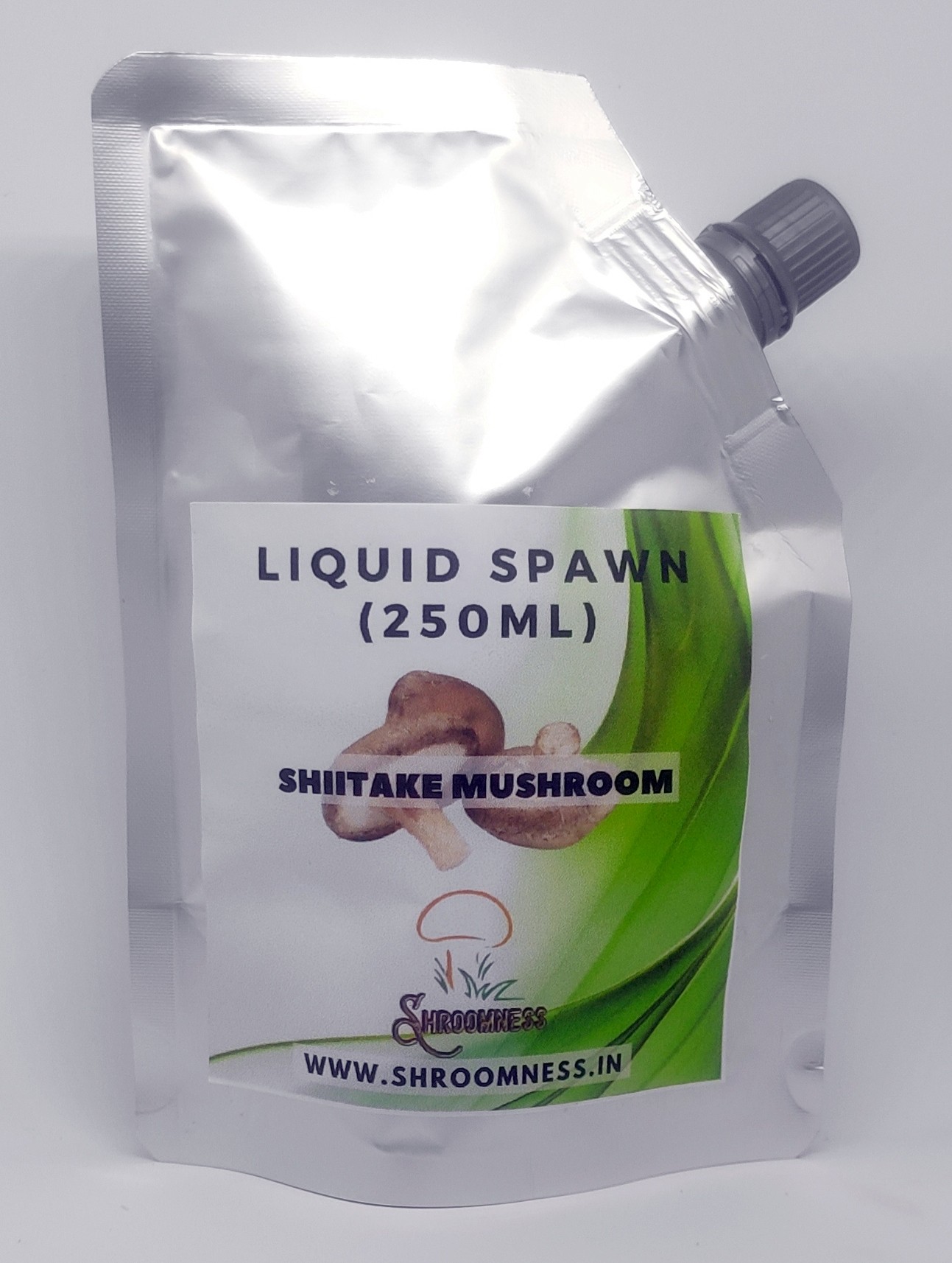 shroomness shiitake mushroom liquid spawn - 250 ml