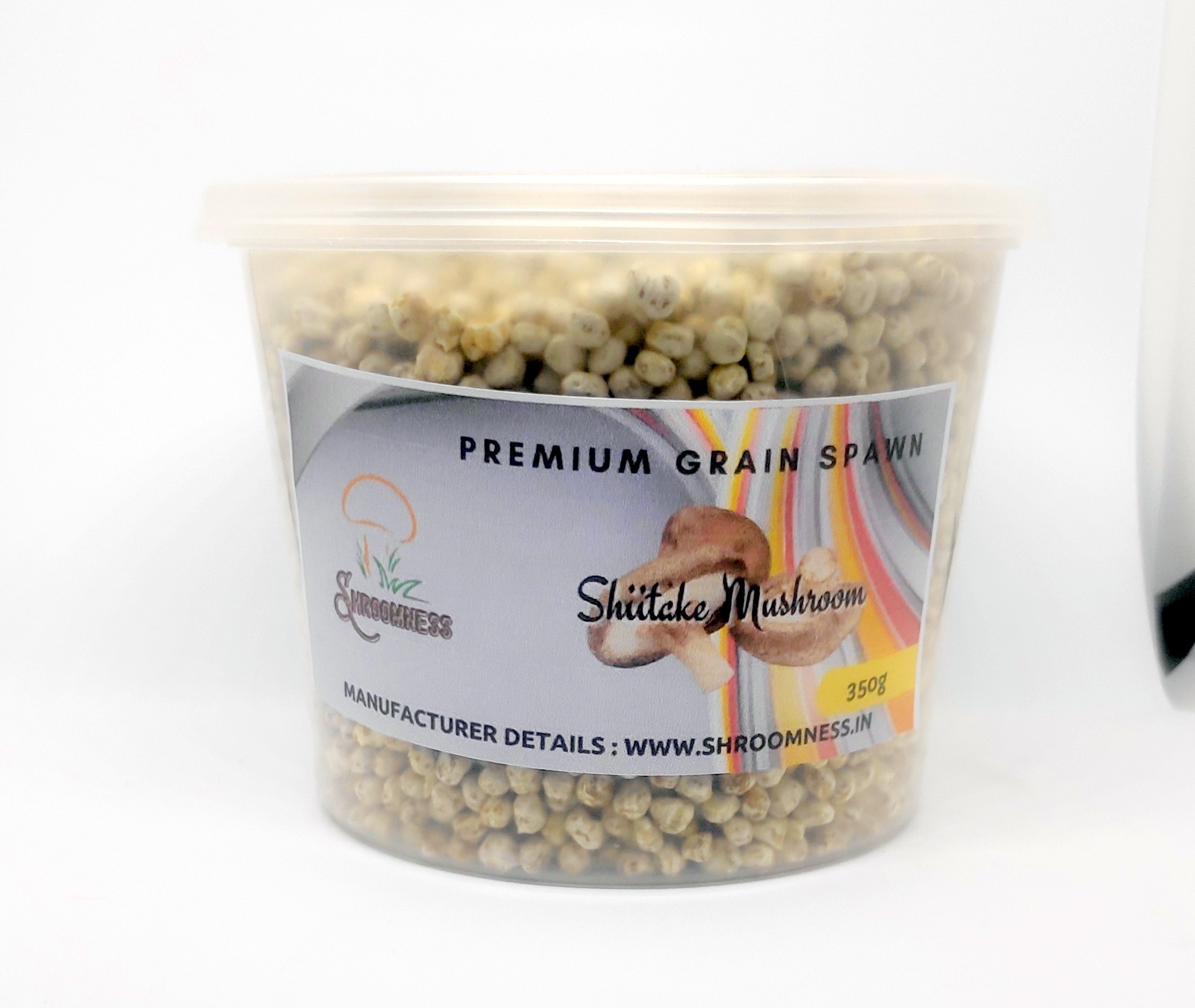 shroomness shiitake mushroom spawn seeds - 350 gm
