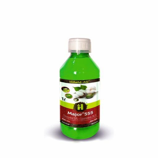 hifield ag major 555 - 1 lit insecticide (chlorpyriphos 50% + cypermethrin 5% ec)