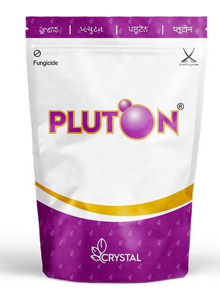 crystal pluton fungicide - 300 gm | azoxystrobin 11.5% + mancozeb 30% wp
