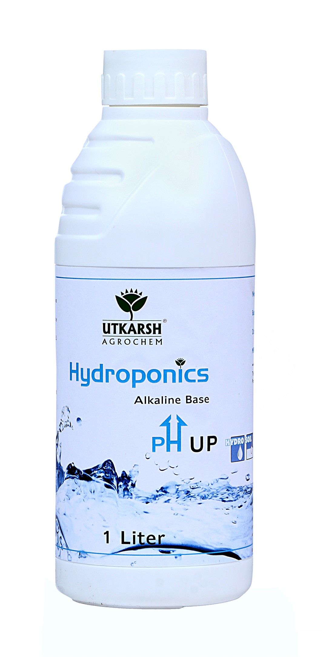 utkarsh hydroponics alkaline base ph up media & fertilizers - 1 ltr