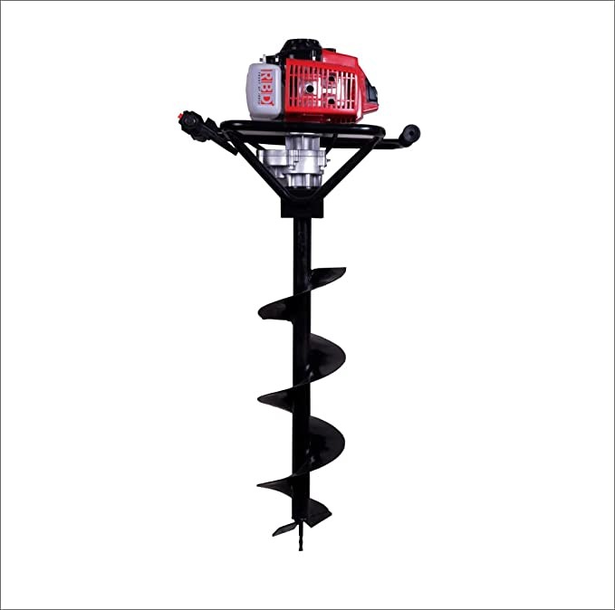 rbd machine heavy duty pit digging machine 52 cc engine with 6 inch & 8 inch drill digger