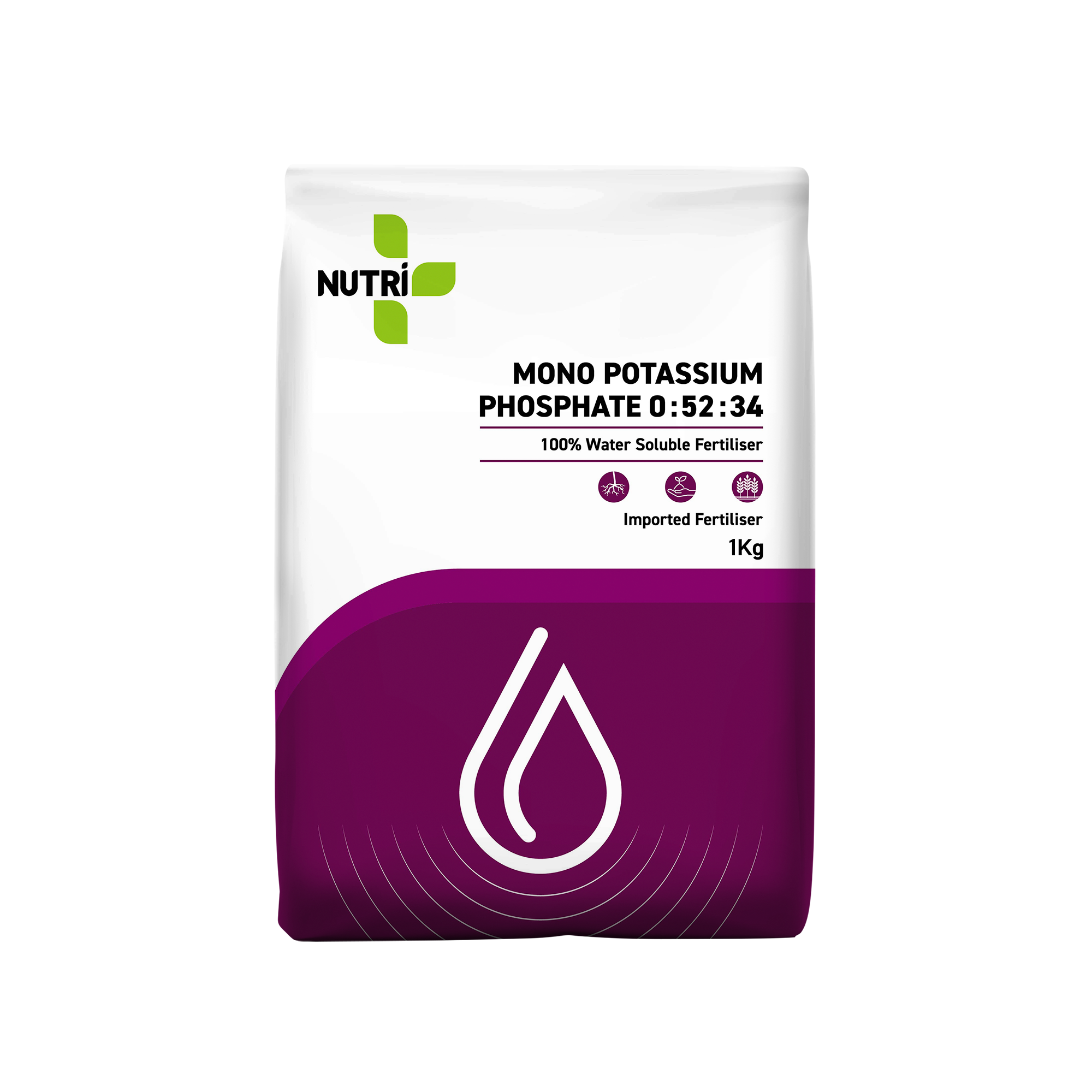 dehaat nutri one mkp 00:52:34 water soluble fertiliser - 1 kg| mono potassium phosphate