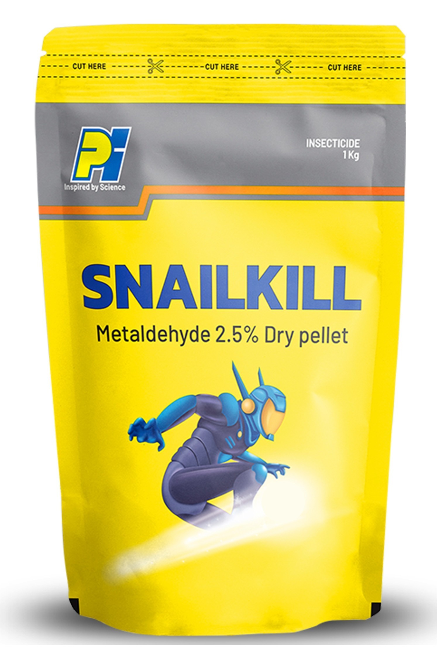 pi industries snailkill molluscicide insecticide - 1 kg (metaldehyde 2.5% pellet)