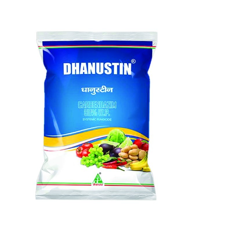 dhanuka dhanustin systemic fungicide - 500 gm | carbendazim 50% w.p.