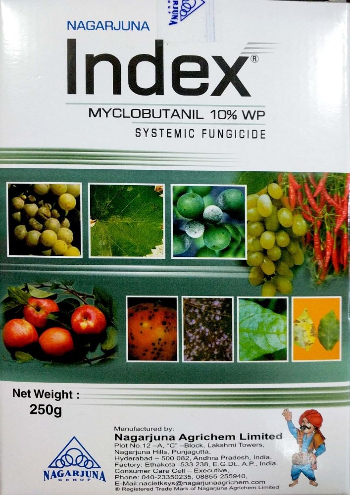 nagarjuna index systemic fungicide - 50 gm | myclobutanil 10% wp