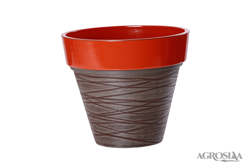 garden planter chocolate red