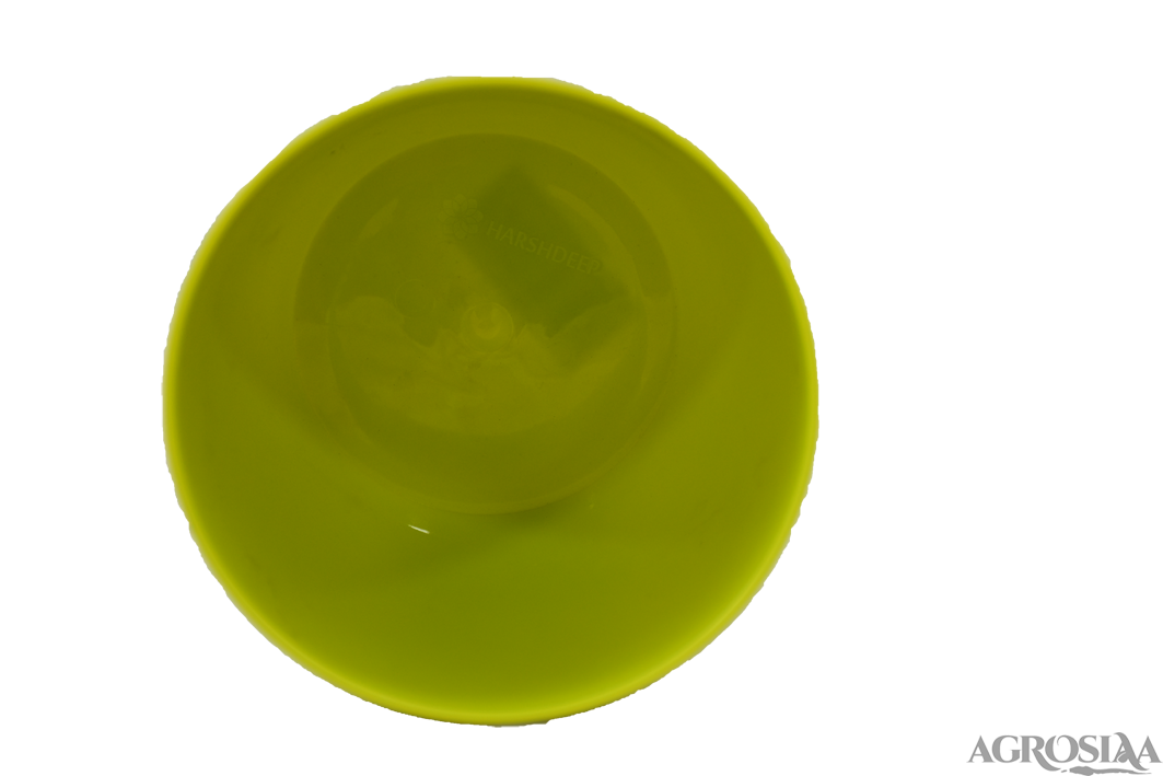 valencia plastic pot 14 x 12.5 cm yellow