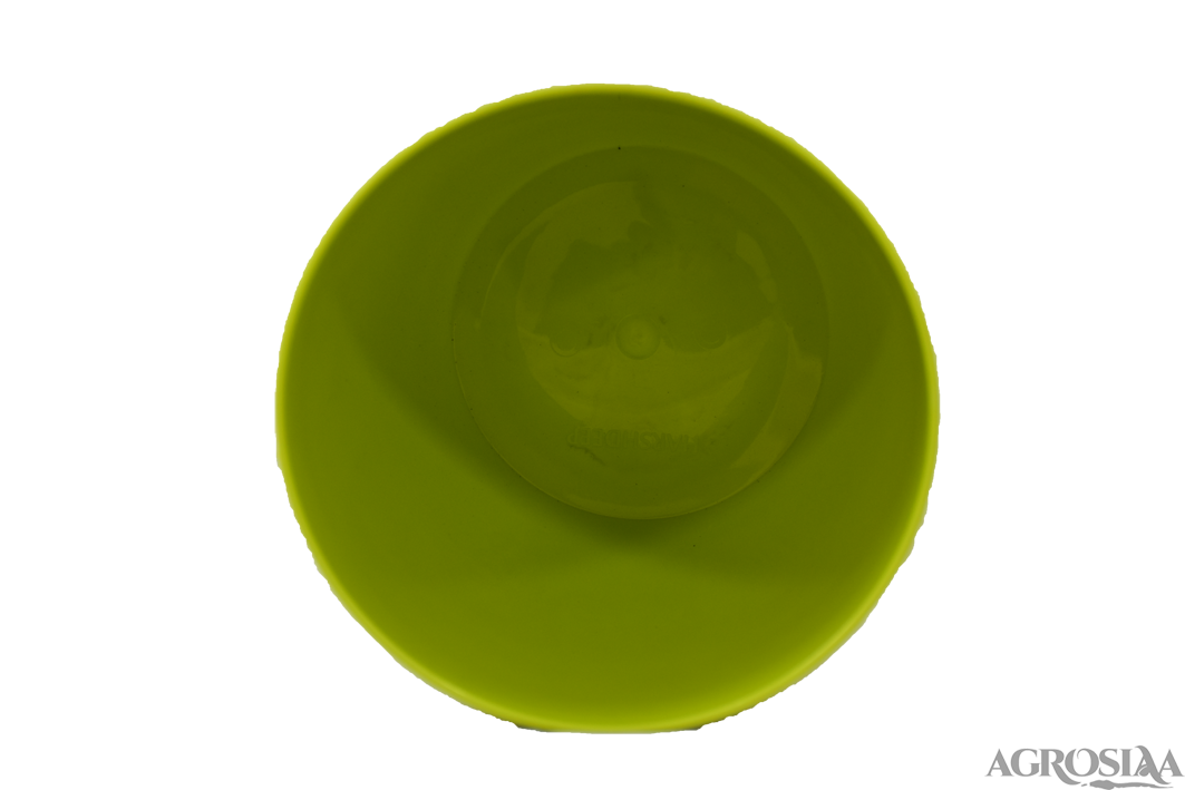 valencia plastic pot 16 x 15 cm yellow