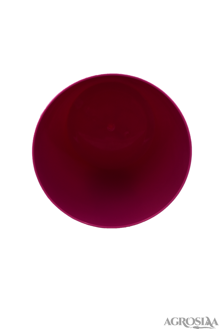 valencia plastic pot 20 x 19 cm pink