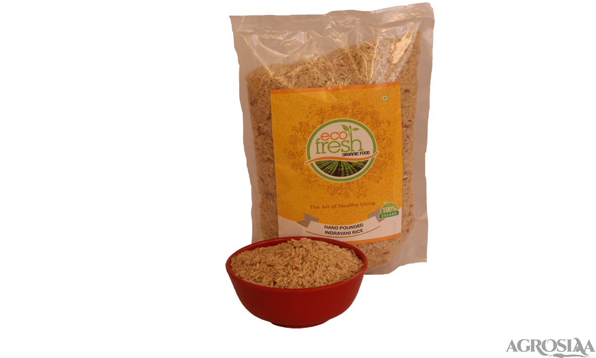 hand pounded indrayani rice - 500 gm