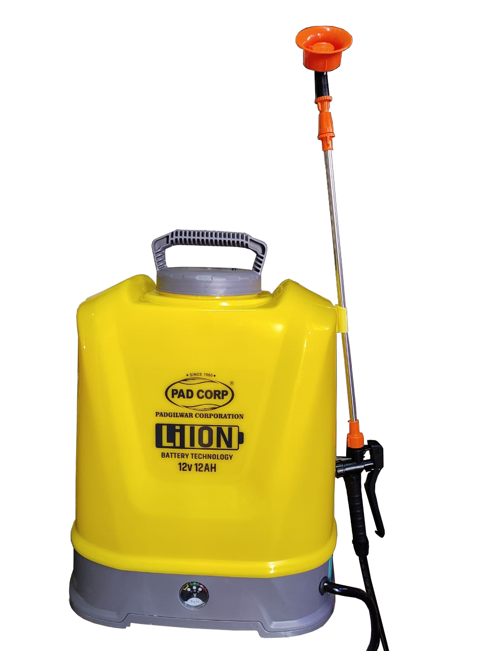 pad corp lion battery sprayer 16 ltr - 12v x 12amp