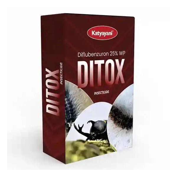katyayani ditox diflubenzuron 25% wp insecticide - 1.5 kg - 250 gm x 6