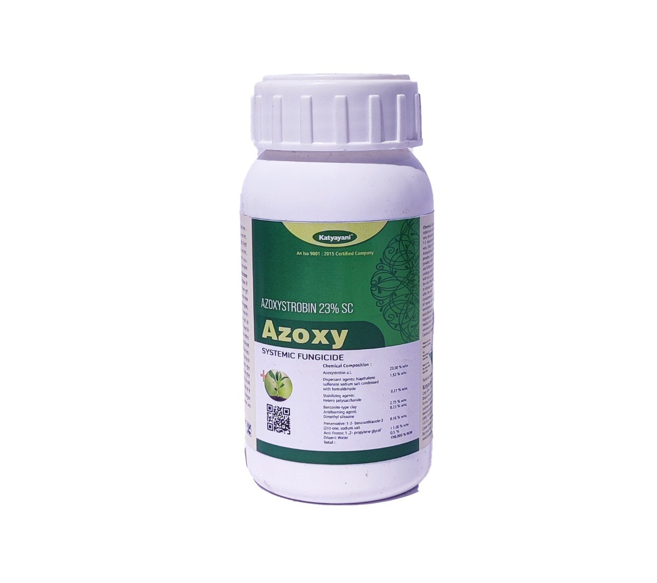 katyayani azoxy fungicide - 250 ml x 3 (azoxystrobin 23.00 % sc)