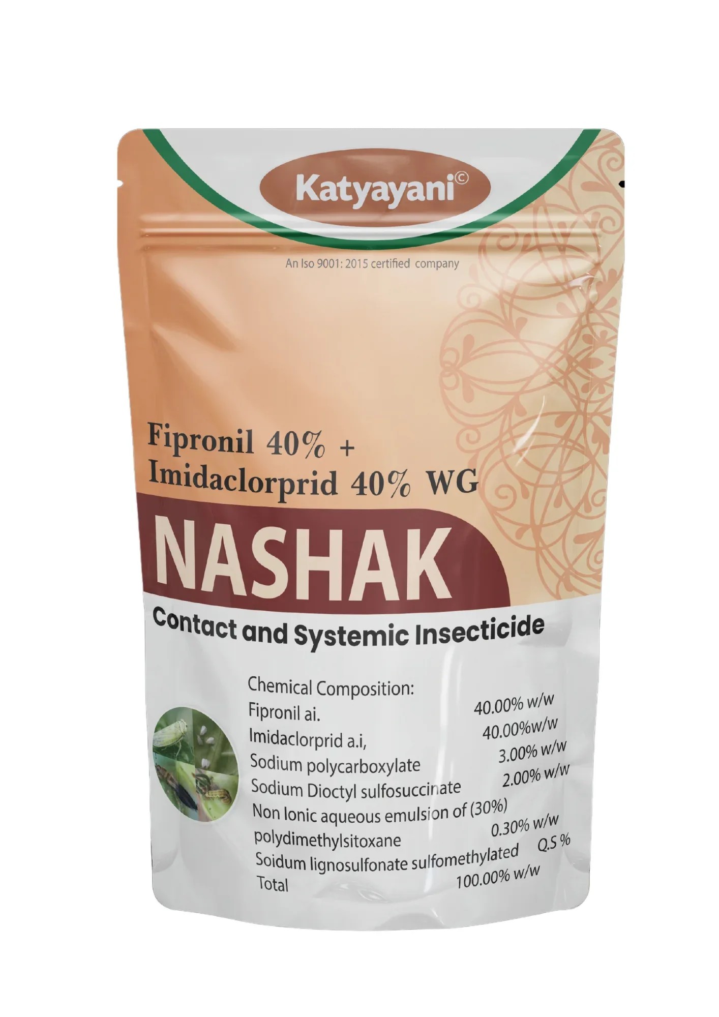 katyayani nashak chemical insecticide -100 gm - 100 x 2 | fipronil 40% + imidacloprid 40% wg