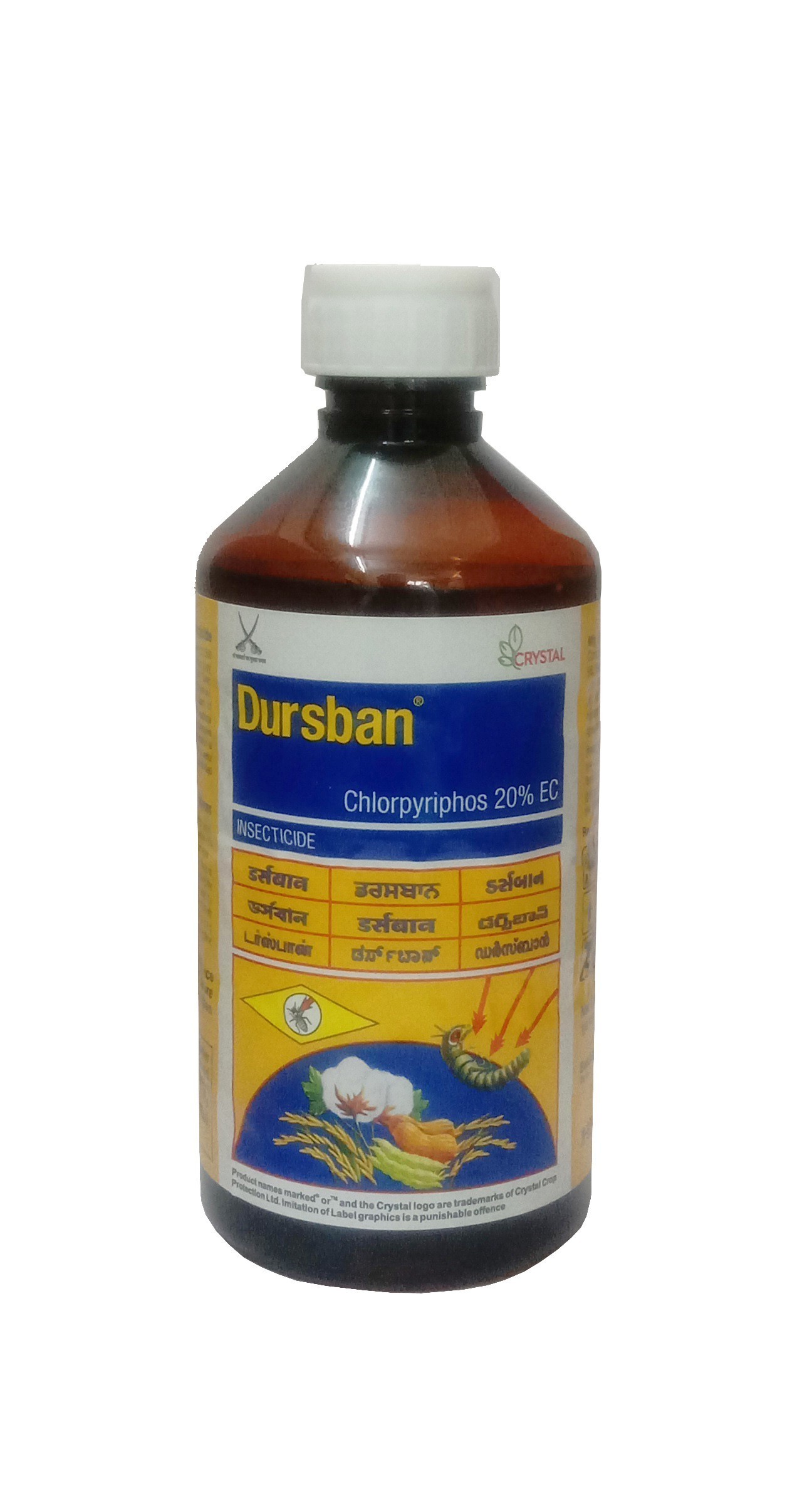 crystal dursban chlorpyrifos 20% ec insecticide