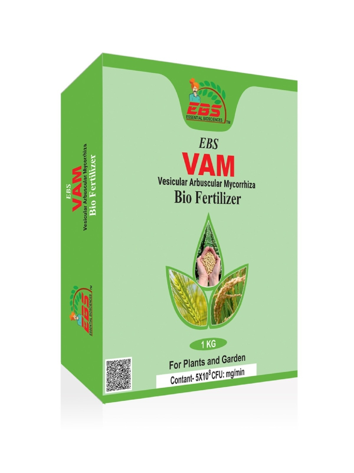 ebs vam vesicular arbuscular mycorrhizal powder bio fertilizer - 1 kg | use to improve soil fertility in your farm & garden