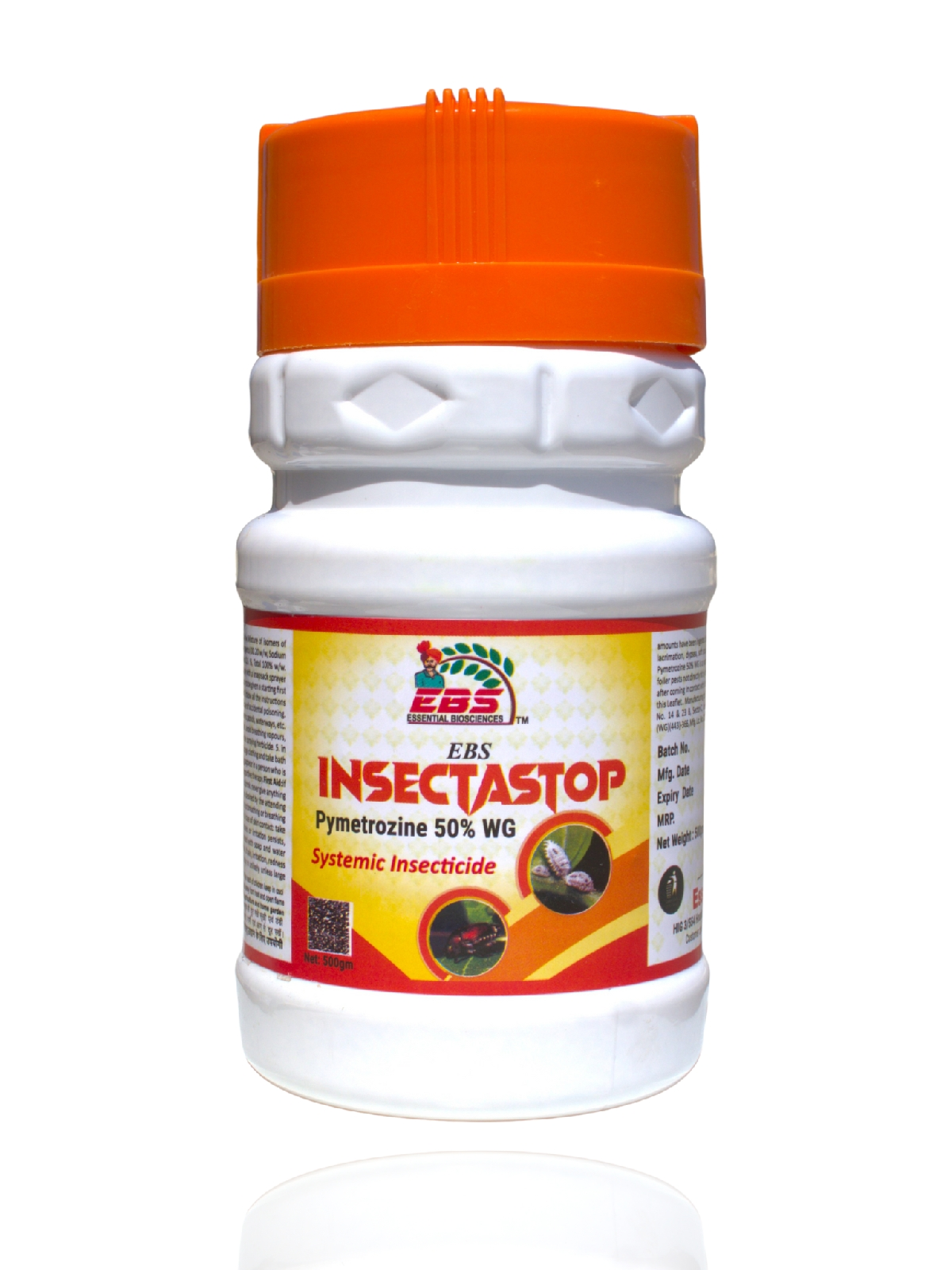 ebs insectastop powder insecticide - 360 gm | pymetrozine 50% wg | powerful control against rice plant hopper |also control all stages of aphids, whiteflies