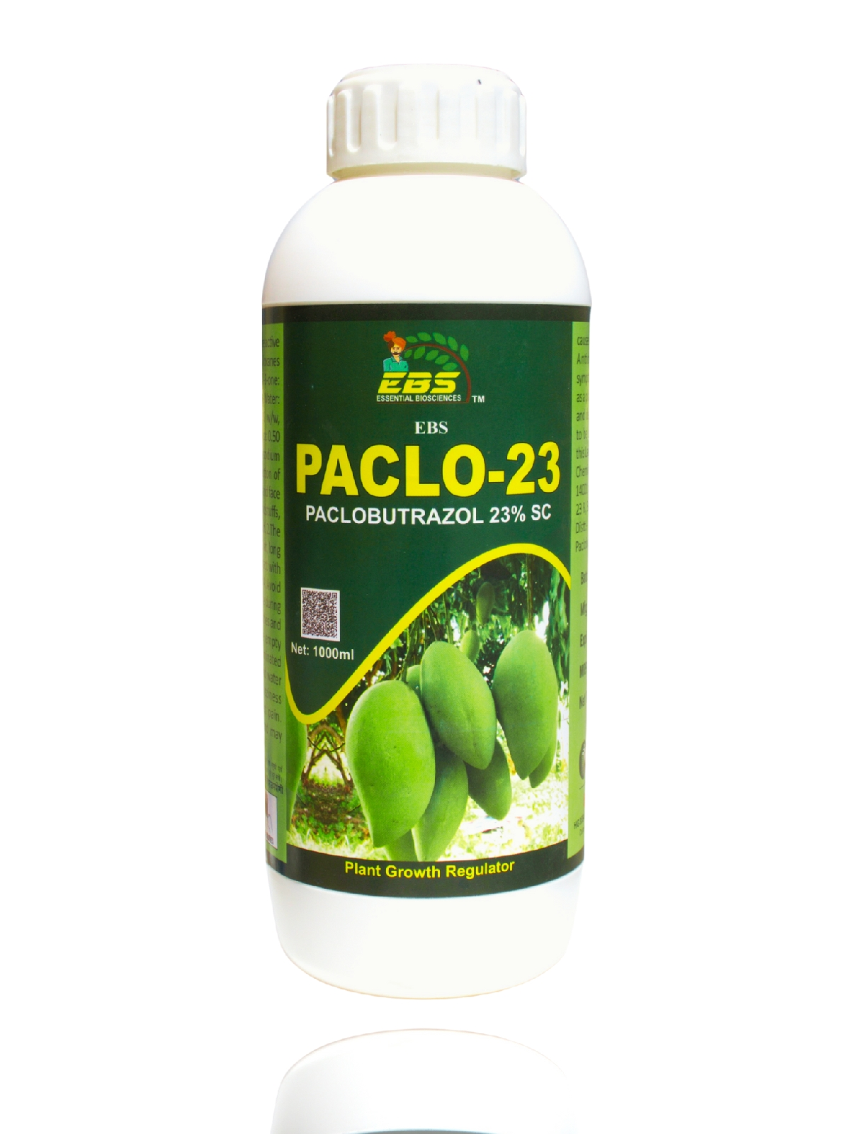 ebs paclo 23 plant growth regulator - 2 lit | paclobutrazol 23% sc,| also enhances branching, flowering and fruit setting in mango, use for all crops