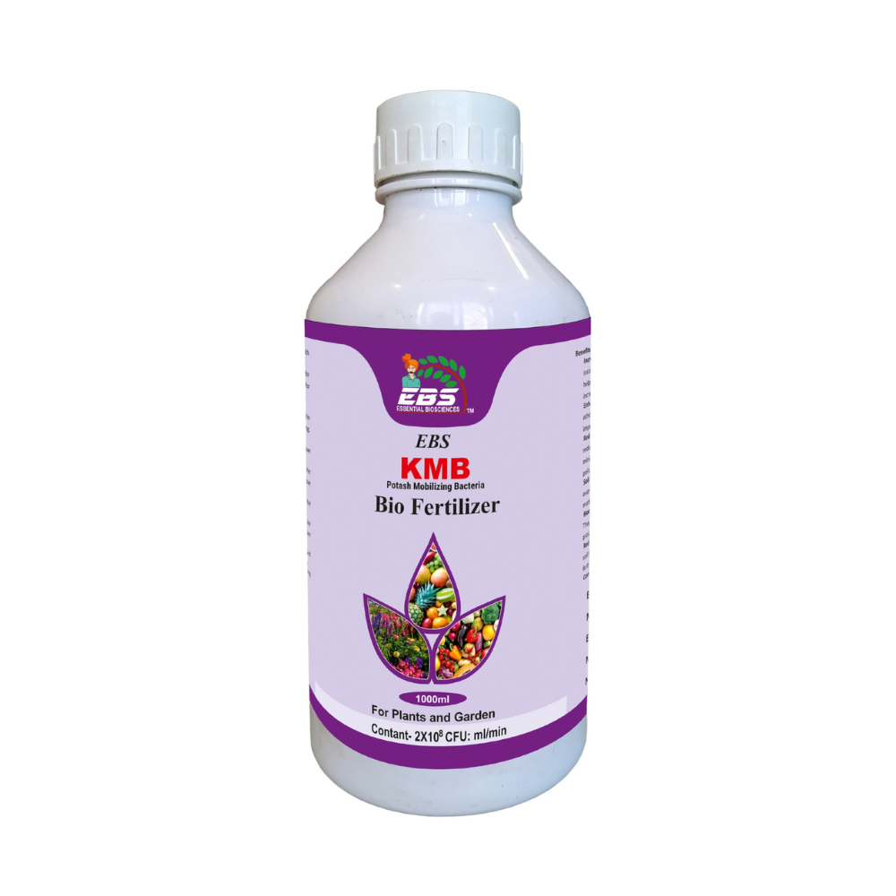 ebs kmb potash mobilizing bacteria liquid bio fertilizer - 5 lit | use for plants, crops and home garden
