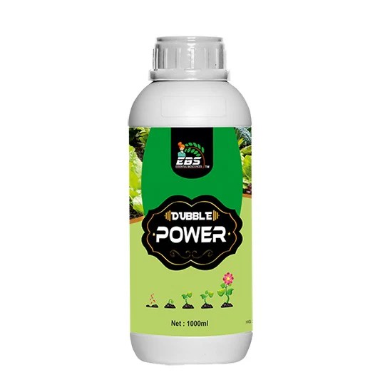 ebs dubble power liquid flowering stimulant - 250 ml | seaweed + amino acid + humic + fulvic acid | flowering stimulant | healthier plants, shoot growth, stem strength