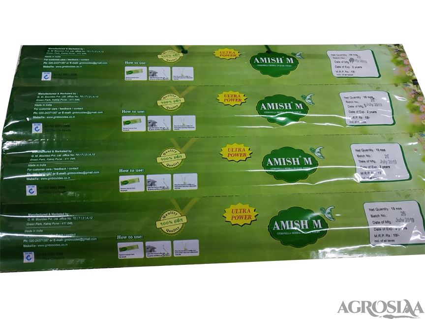 amish m mosquito repellent herbal stick - pack of 12